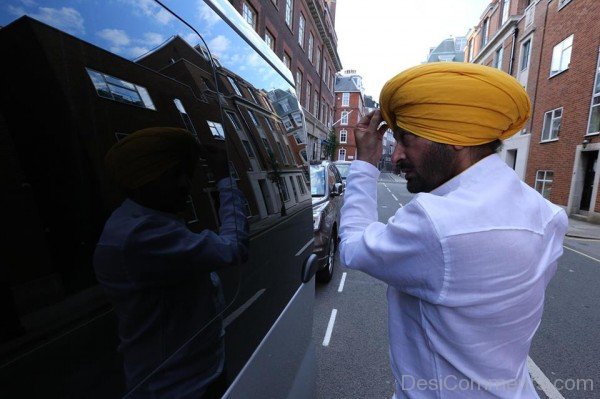 Malkit Singh In Yellow Turban