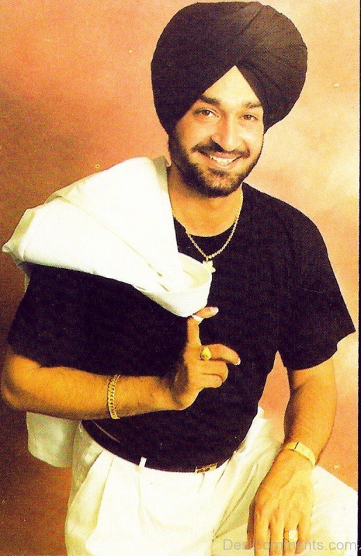 Malkit Singh Wearing Black Turban