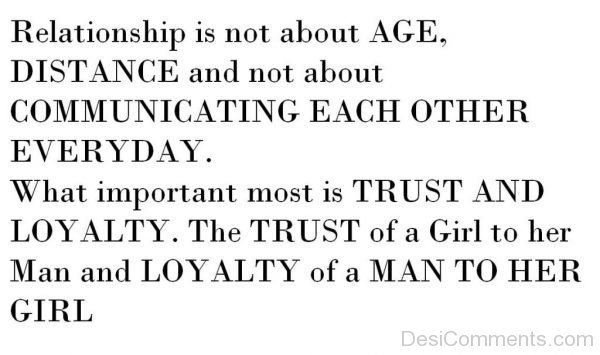 Man and loyalty
