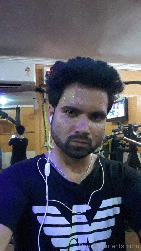 Mandeep Mithi At Gym