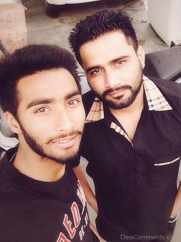 Maninder Batth In Black Shirt