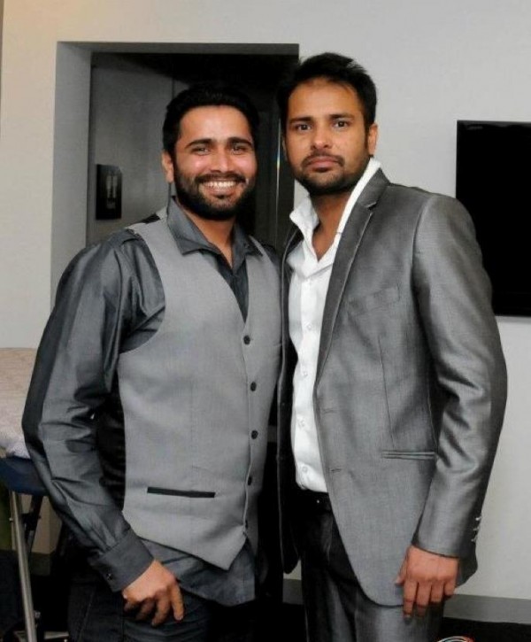 Maninder Batth With Amrinder Gill