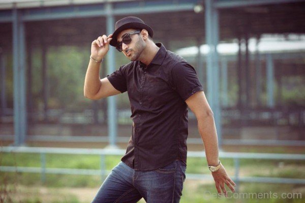 Maninder Kailey In Black Shirt
