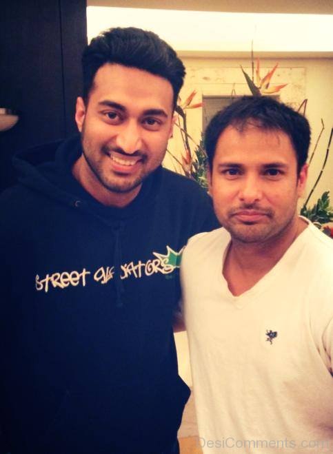 Maninder Kailey With Amrinder Gill