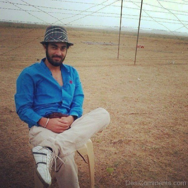 Manjot Singh In Blue Shirt