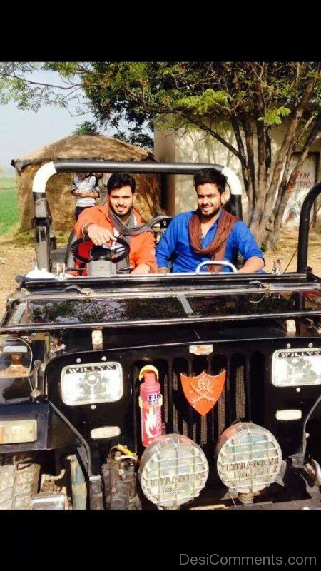 Mankirt Aulakh In Jeep