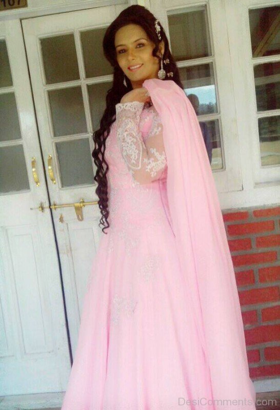 Mannat Singh In Pink Dress