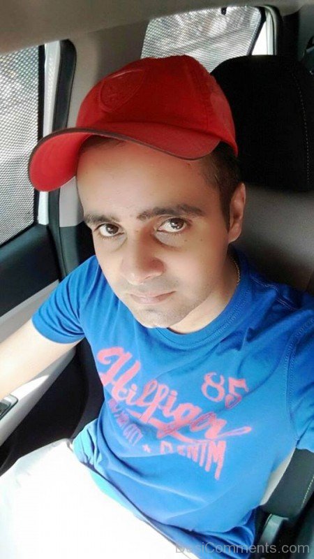 Manpreet Sandhu In Red Cap