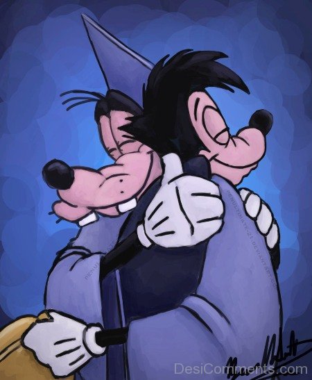 Max Hugs Goofy