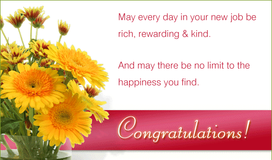 May Every Day In Your New Job