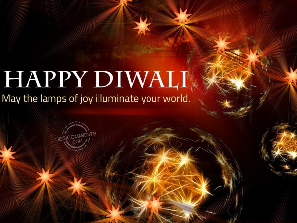 May the lamps of joy illuminate your world