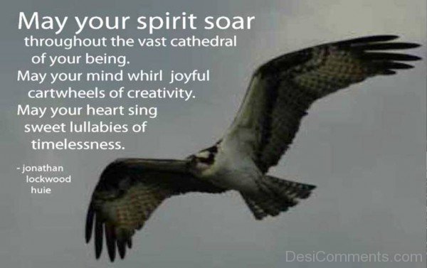 May your spirit soar