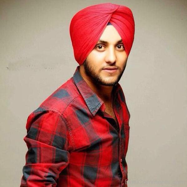 Mehtab Virk Wearing Red Turban
