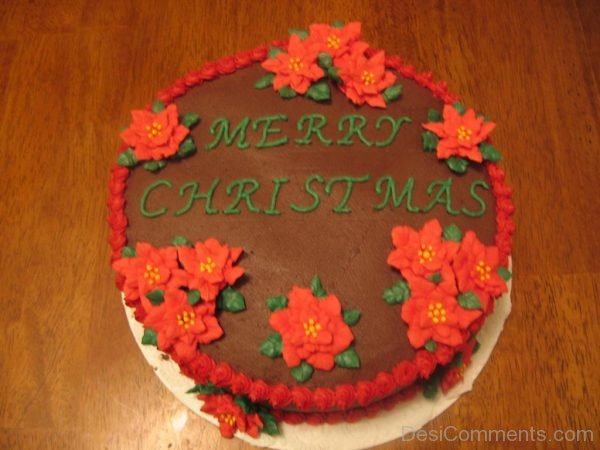 Merry Christmas Chocolate Cake