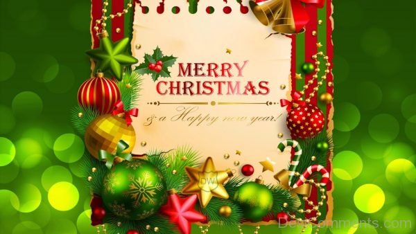 Merry Christmas Greetings Card-DC44