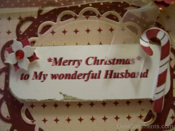 Merry Christmas To My Wonderful Husband-DC62