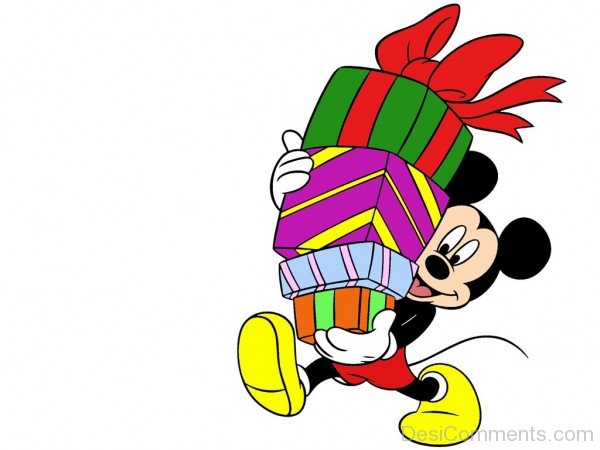 Micky Mouse With gifts