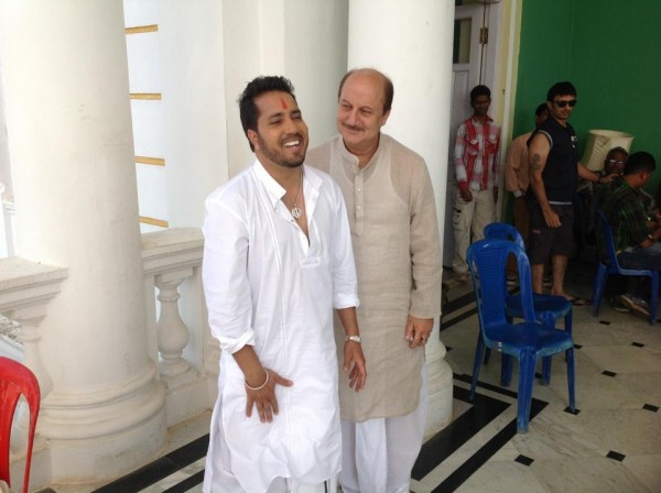 Mika Singh With Anupam kher