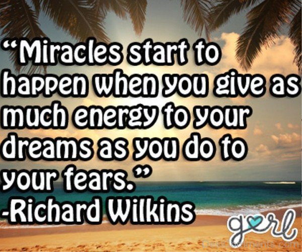 Miracles Start To Happen