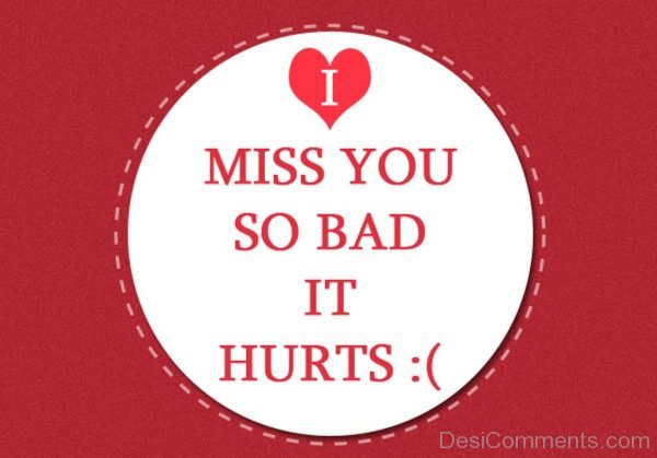 Miss You So Bad It Hurts-DC087