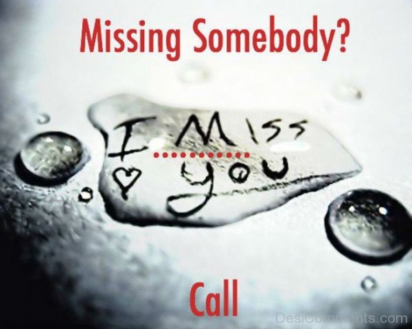 Missing Somebody