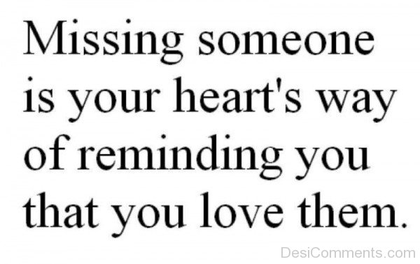 Missing Someone Is Your Hearts- Dc 4080