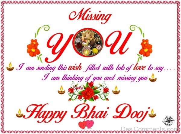 Missing You Bro - Happy Bhai Dooj