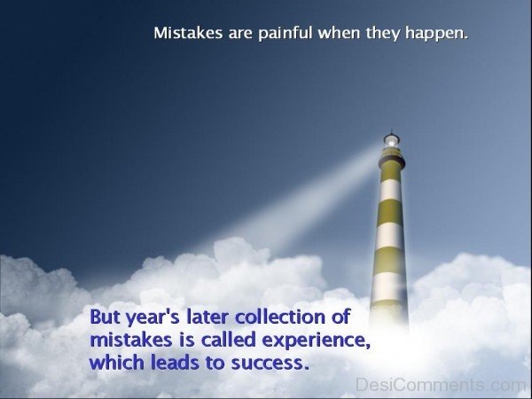 Mistakes Are painful