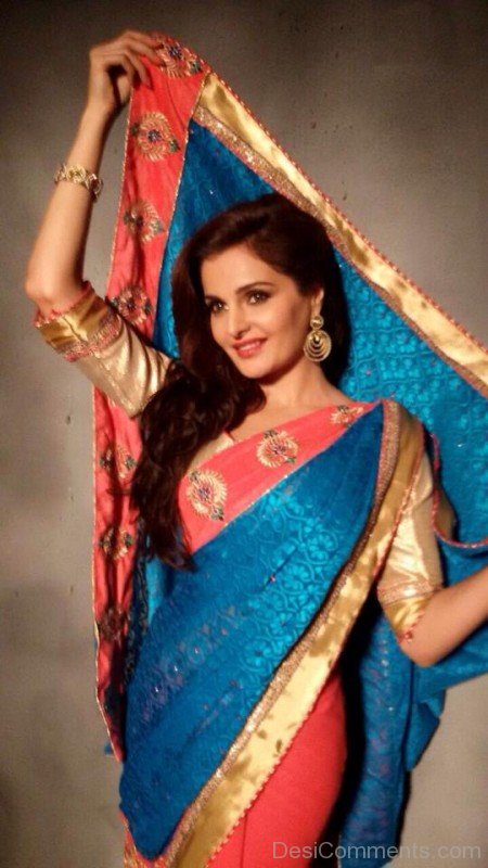 Monica Bedi In Saree