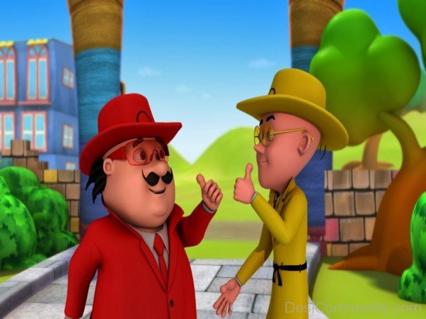 Motu Patlu In Detective Look