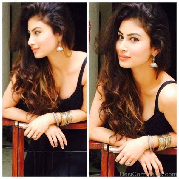 Mouni Roy Wearing Black Outfit