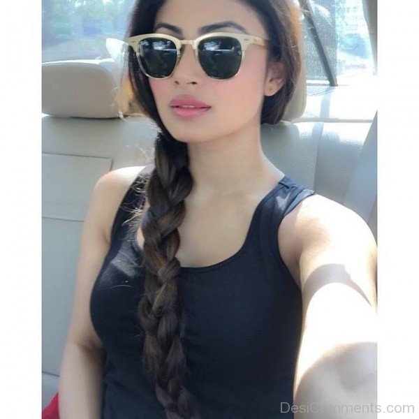 Mouni Roy Wearing Goggles