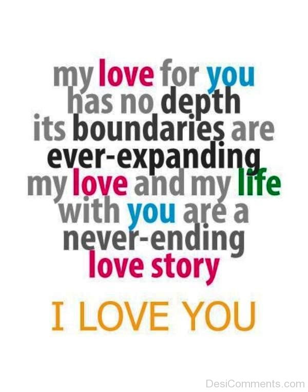 My Love For You Has No Depth-YTE317DC12