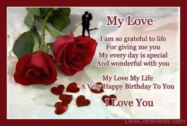 My Love I Am So Grateful To Life-YTE323DC16