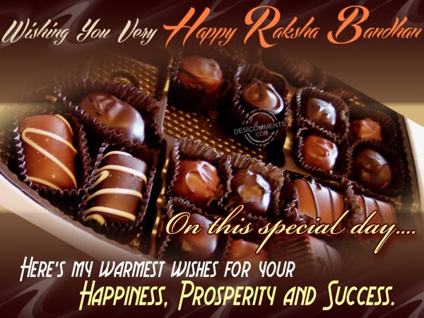 My Warmest Wishes For Raksha Bandhan