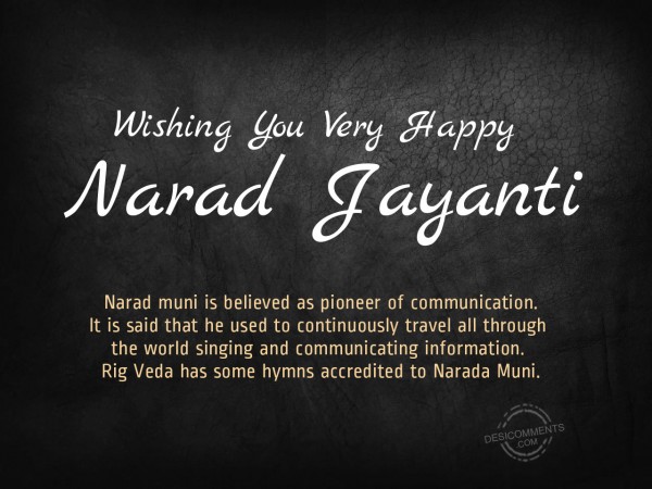 Narad Jayanti