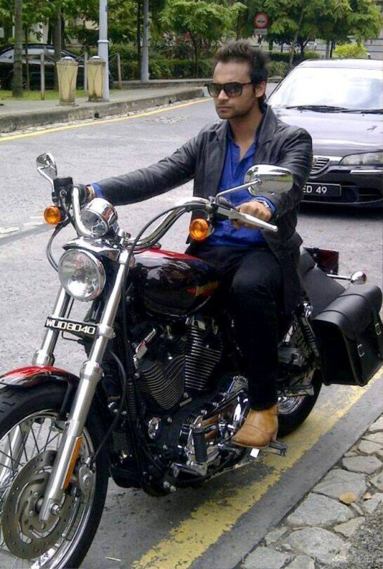 Nav Bajwa On Bike