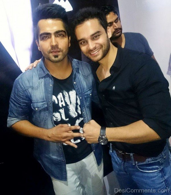 Nav Bajwa With Hardy Sandhu