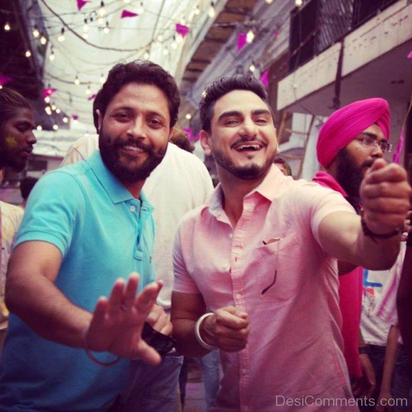 Navdeep Kaler With Kulwinder Billa-DC7823