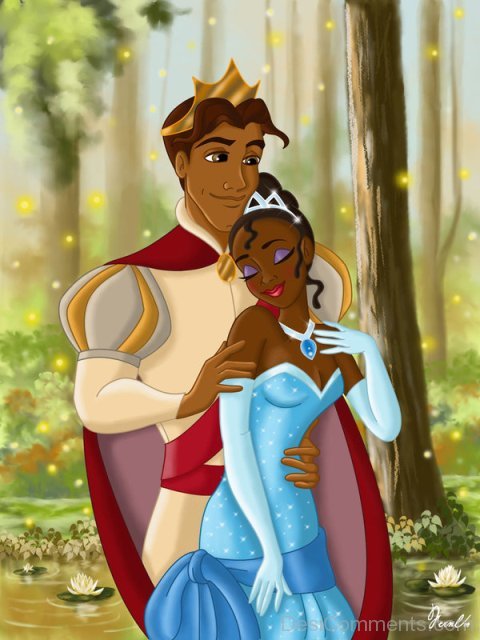 Naveen With Tiana Picture
