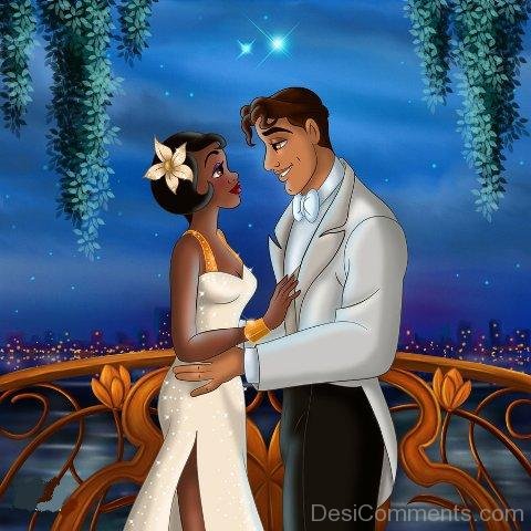 Naveen and Tiana In Night