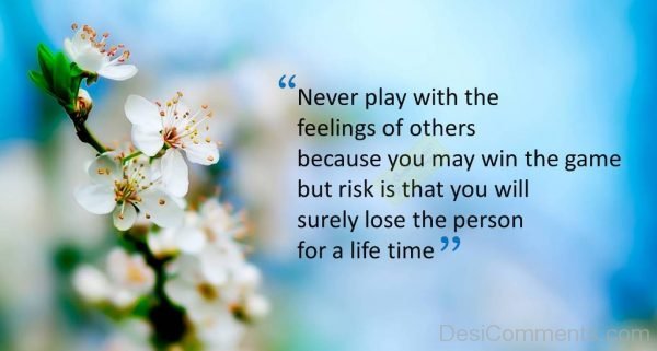 Never Play With The Feelings Of Others-Dc141