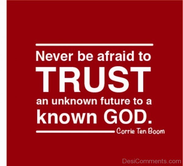 Never be afraid to trust-imghans1211