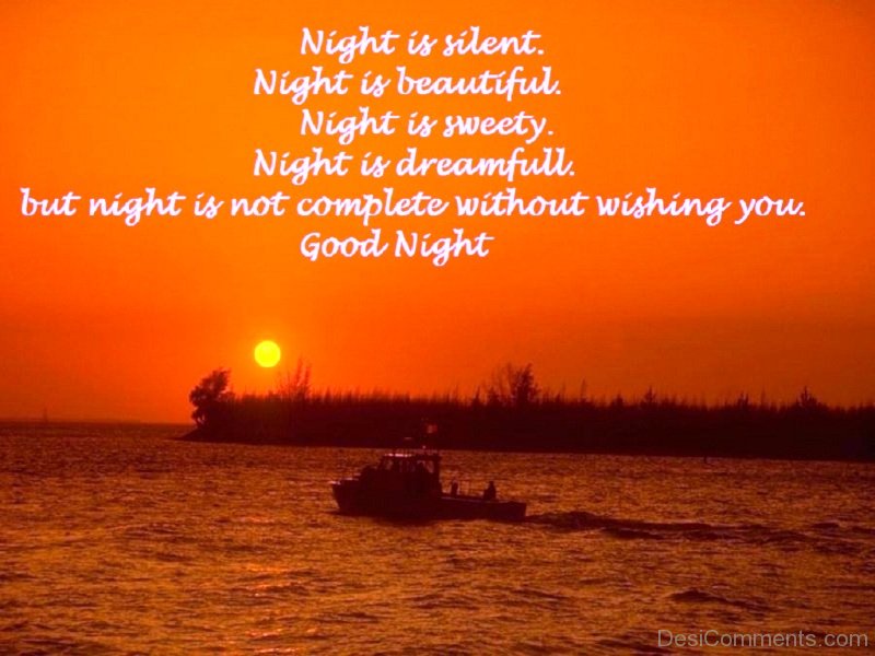 Night Is Silent,Night Is Beautiful - DesiComments.com