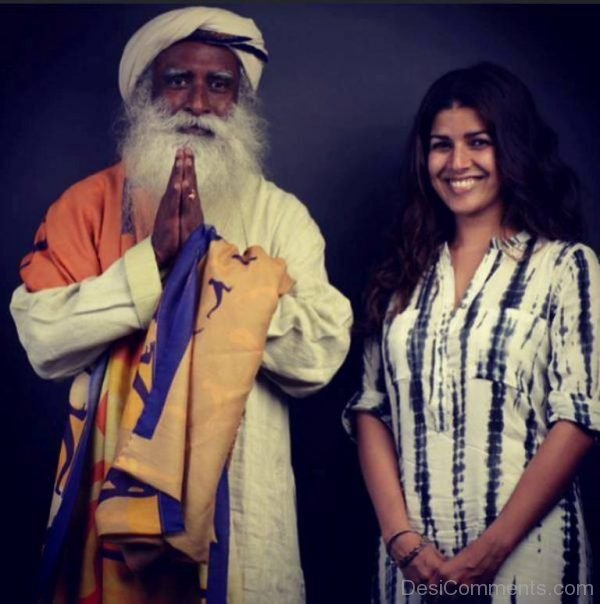 Nimrat Kaur With Baba