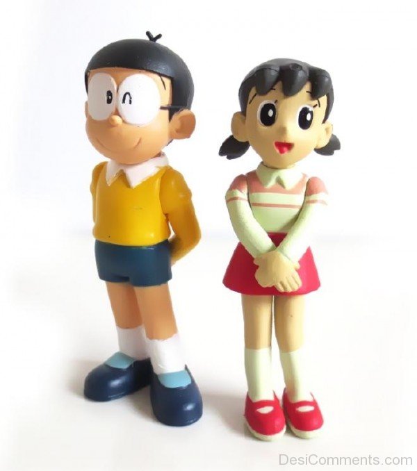 Nobita With Shizuka