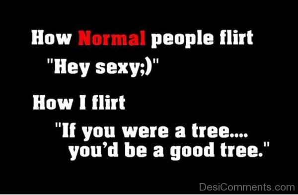 Normal People Flirt