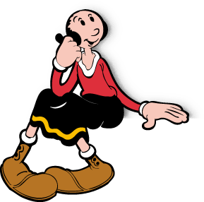 Olive Oyl In Sitting Pose