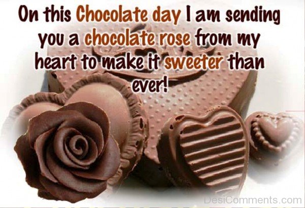 I Am Sending You A Chocolate