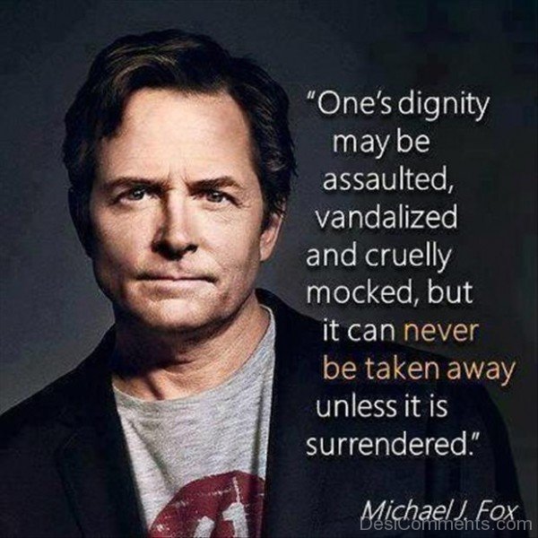One’s Dignity